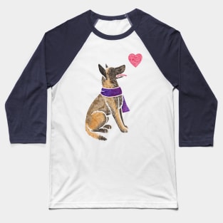 Watercolour Malinois Baseball T-Shirt